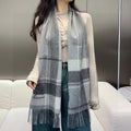 BURBERRY BBR SCARF 180 CM IN CASHMERE 737187