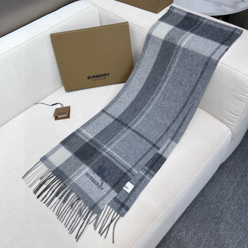 BURBERRY BBR SCARF 180 CM IN CASHMERE 737187