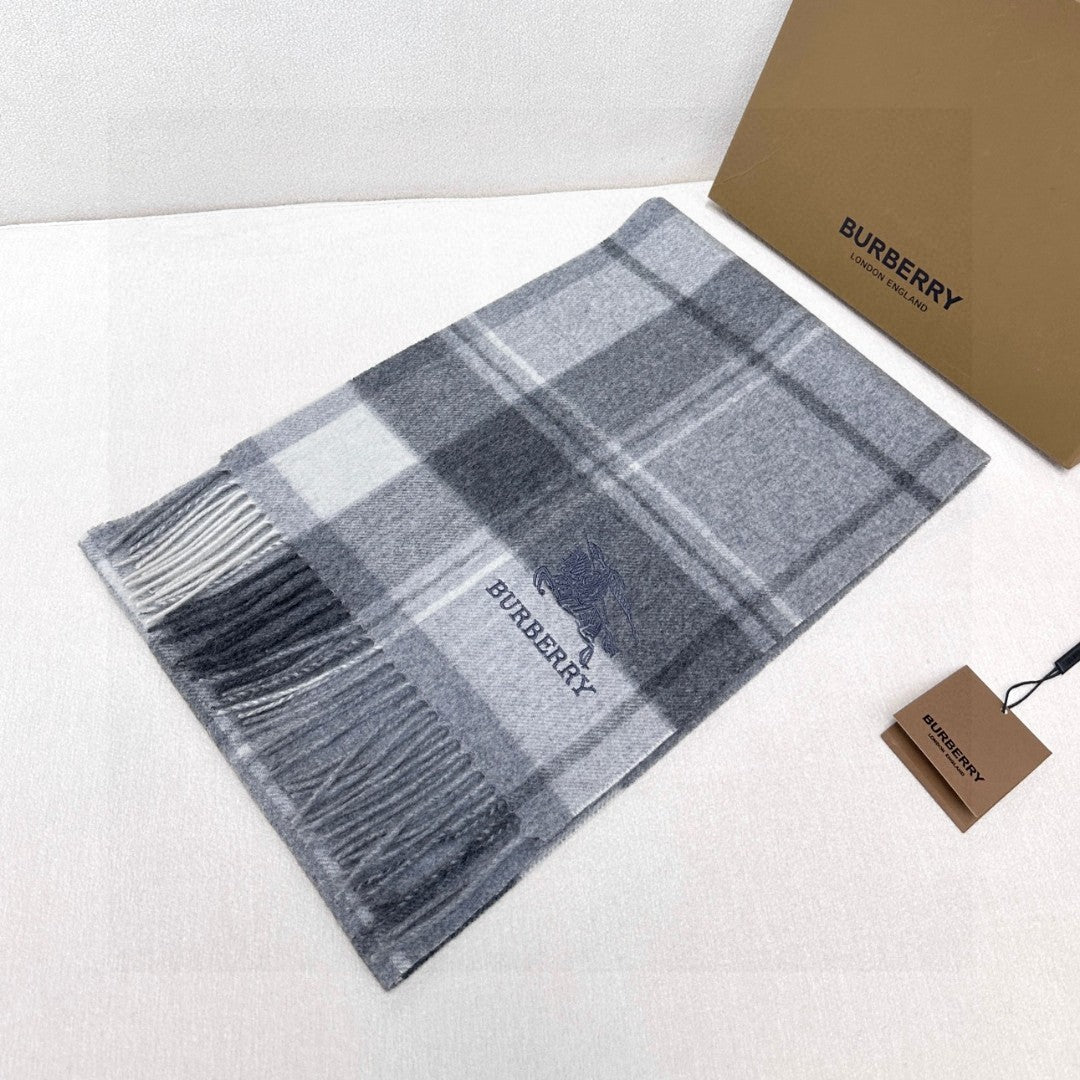 BURBERRY BBR SCARF 180 CM IN CASHMERE 737187