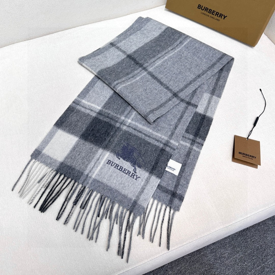BURBERRY BBR SCARF 180 CM IN CASHMERE 737187