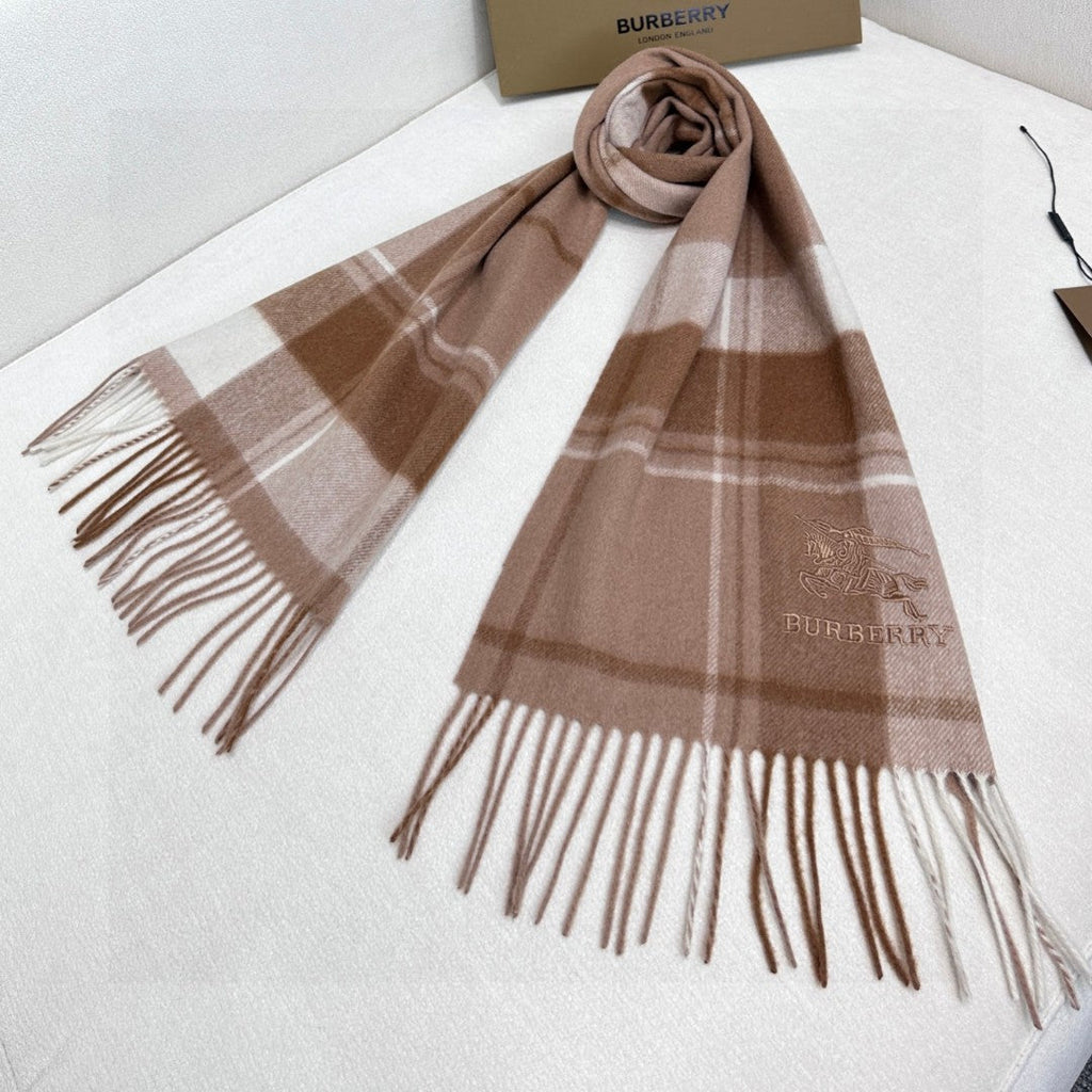 BURBERRY BBR SCARF 180 CM IN CASHMERE 737188