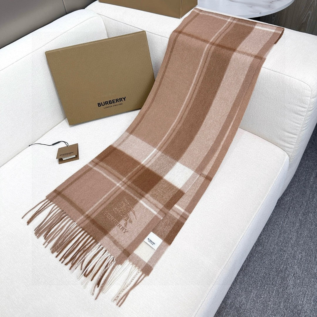 BURBERRY BBR SCARF 180 CM IN CASHMERE 737188