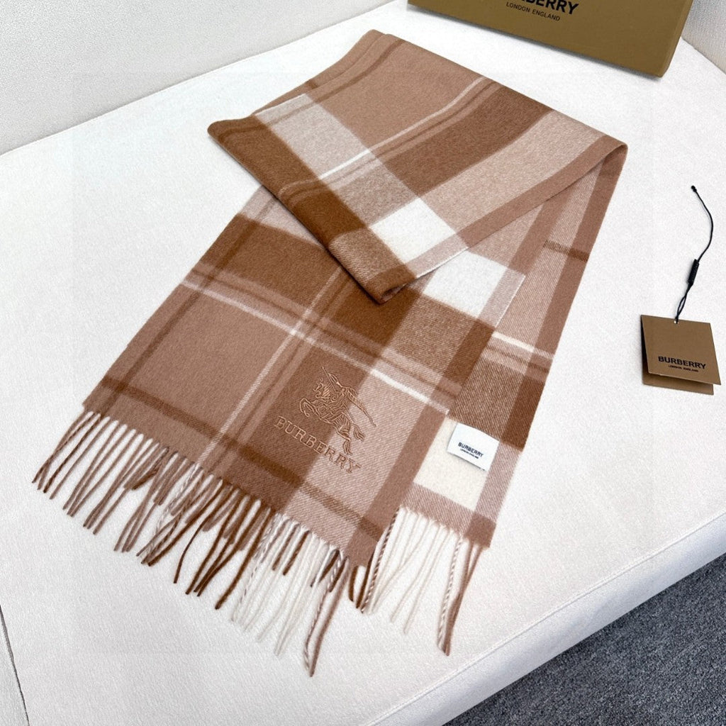 BURBERRY BBR SCARF 180 CM IN CASHMERE 737188