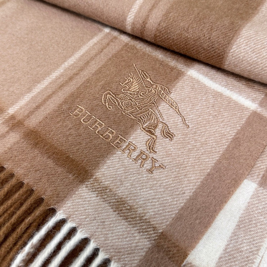 BURBERRY BBR SCARF 180 CM IN CASHMERE 737188