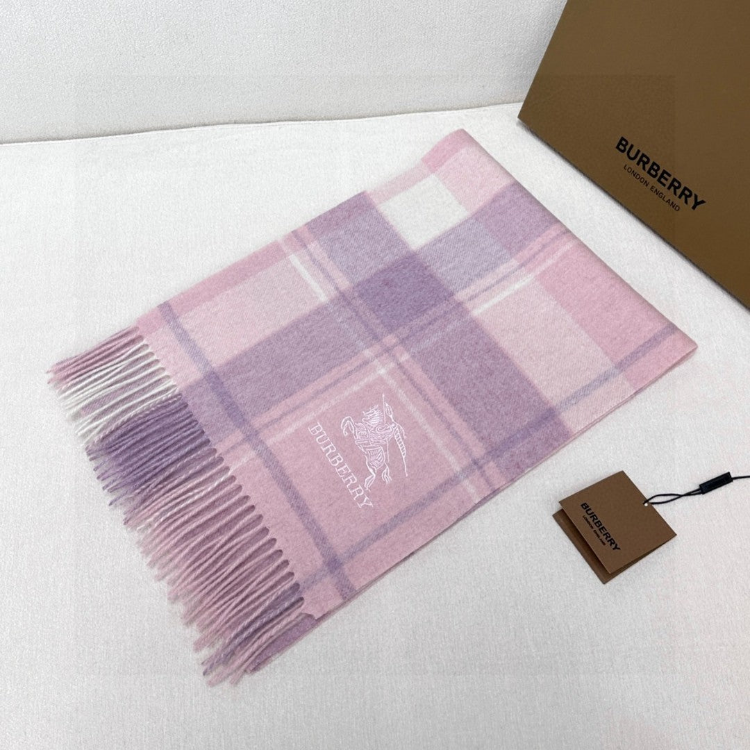 BURBERRY BBR SCARF 180 CM IN CASHMERE 737189