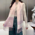 BURBERRY BBR SCARF 180 CM IN CASHMERE 737189