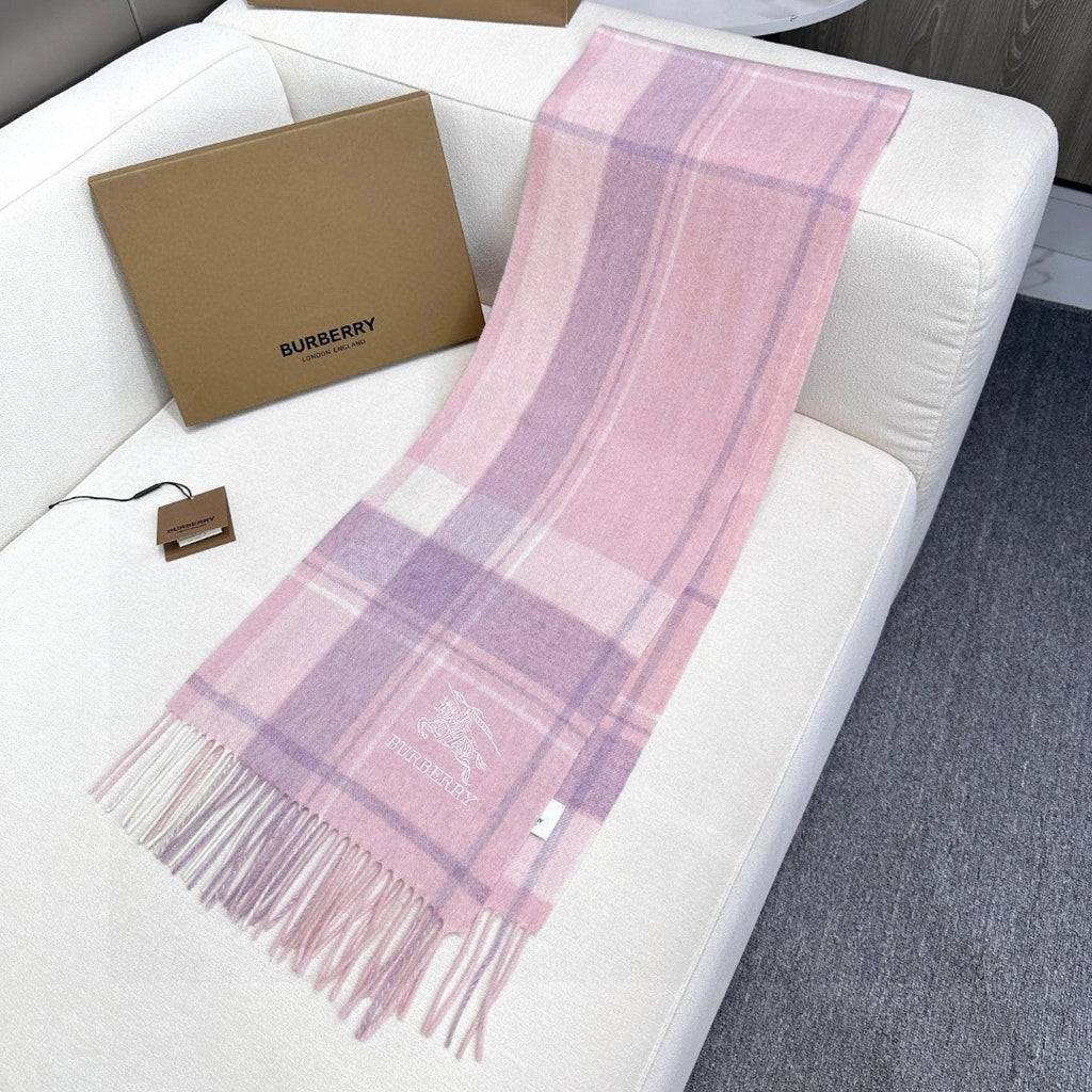 BURBERRY BBR SCARF 180 CM IN CASHMERE 737189