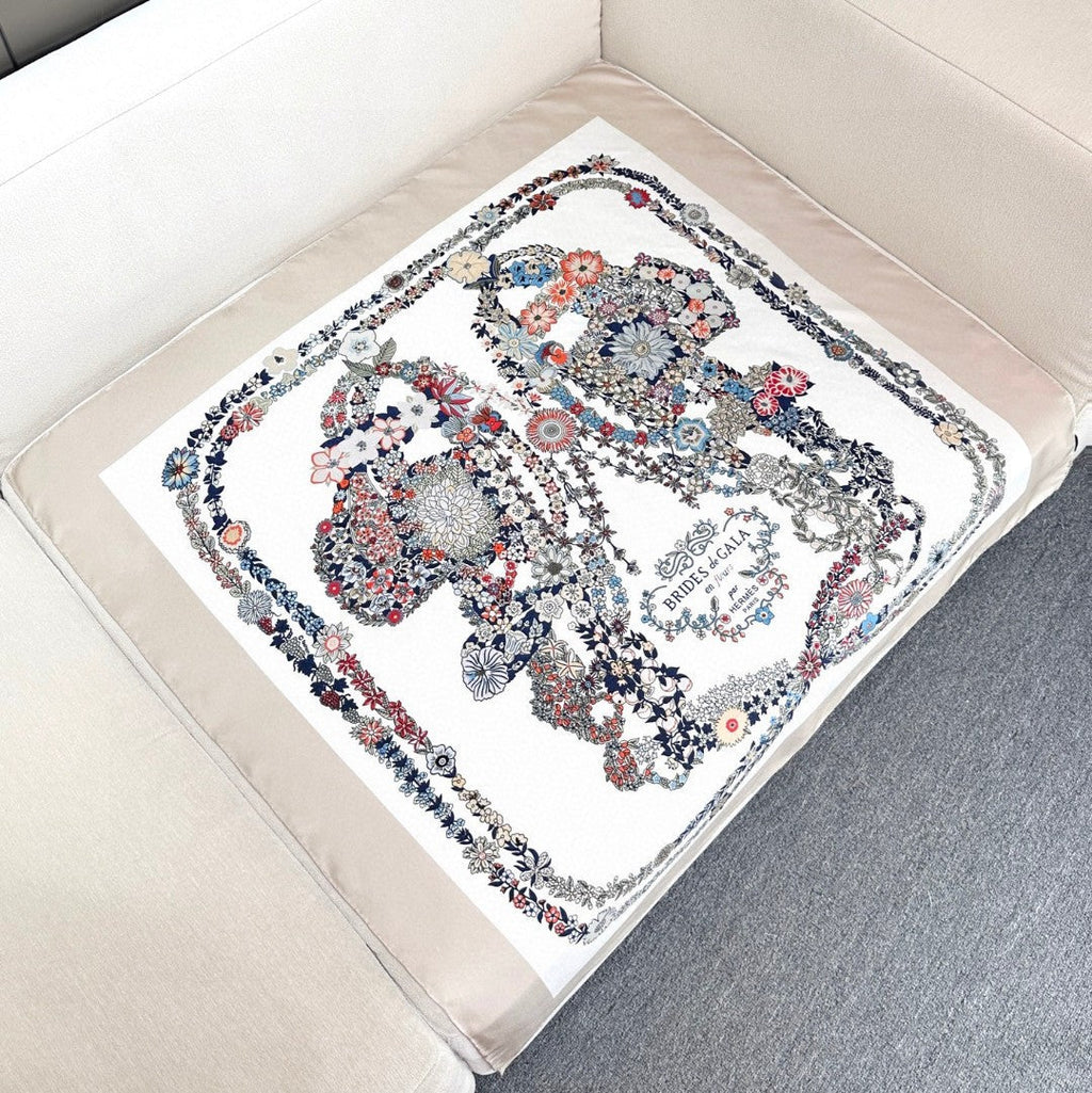 HERMES HERMES 25S SCARF 90 IN SILK 732127
