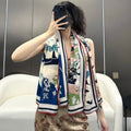 HERMES HERMES 25S SCARF 140 IN SILK 732118