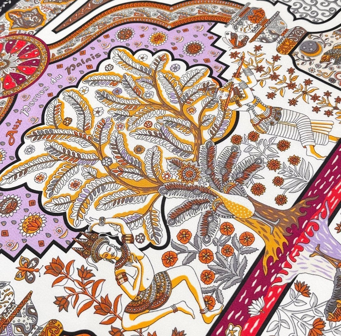 HERMES HERMES 25S SCARF 90 IN SILK 724811