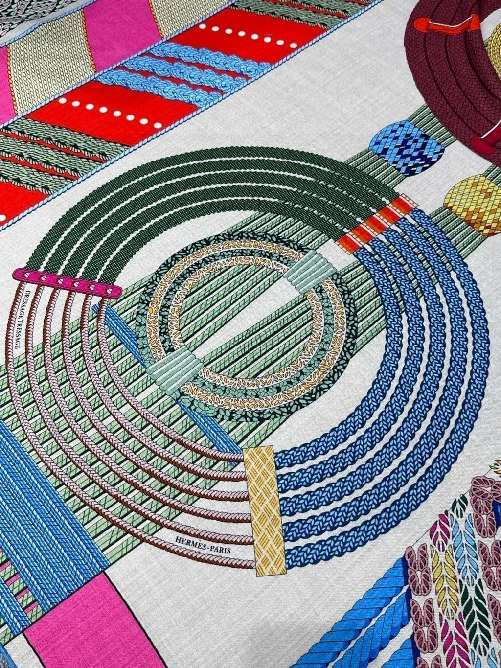 HERMES HERMES 25S SCARF 140 IN SILK 727341