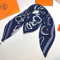 HERMES HERMES 25S SCARF 135 IN CASERE SILK 854594