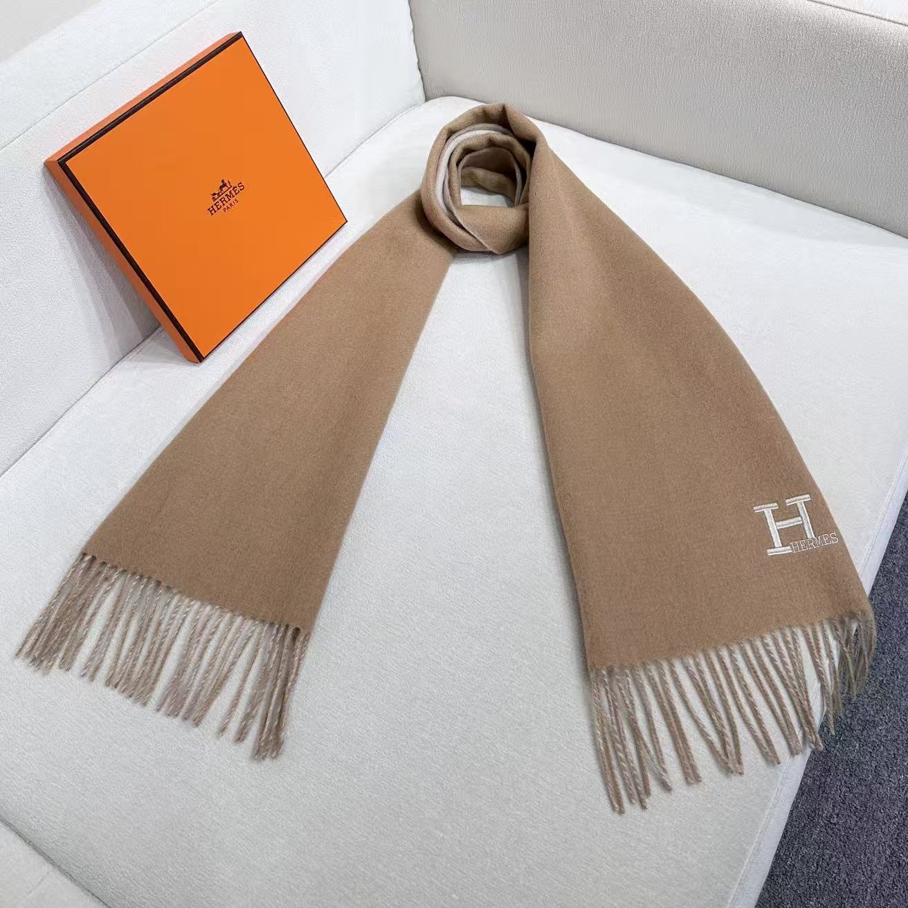 HERMES HERMES 25S SCARF 190 IN CASERE 985999