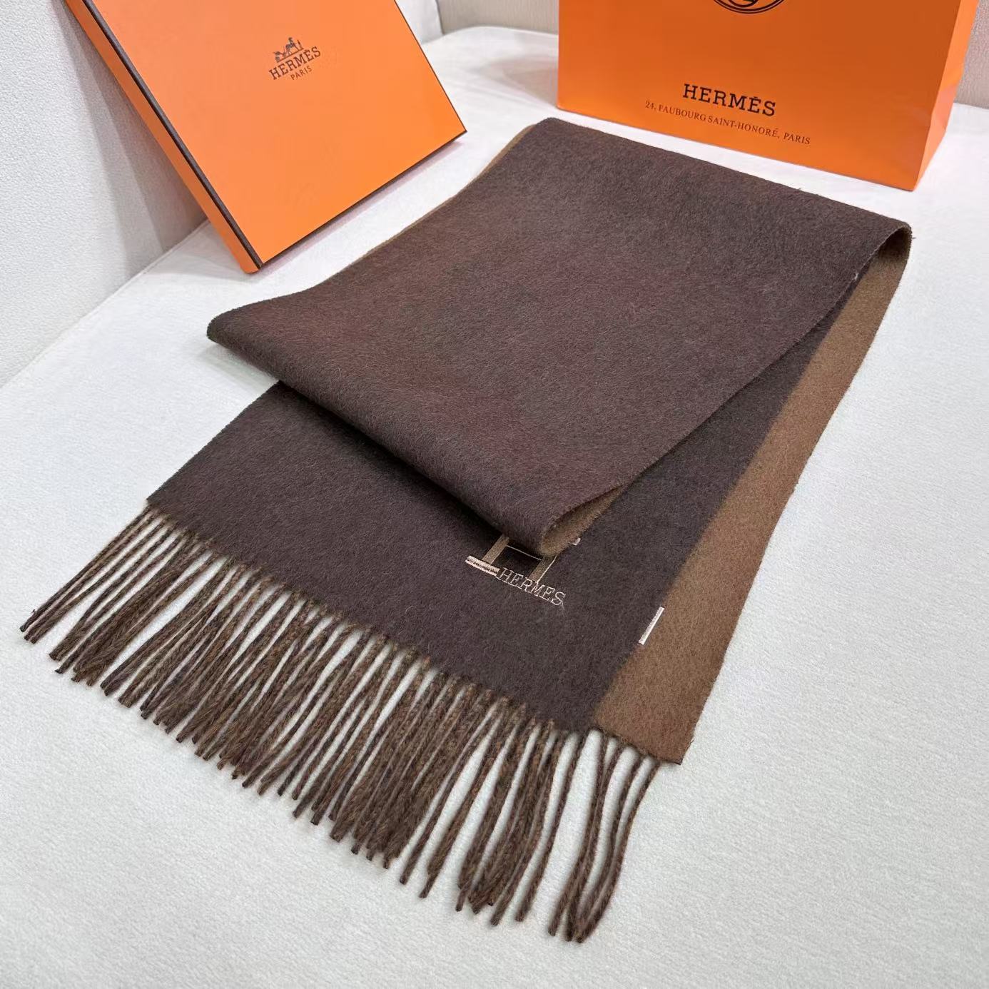 HERMES HERMES 25S SCARF 190 IN CASERE 986000