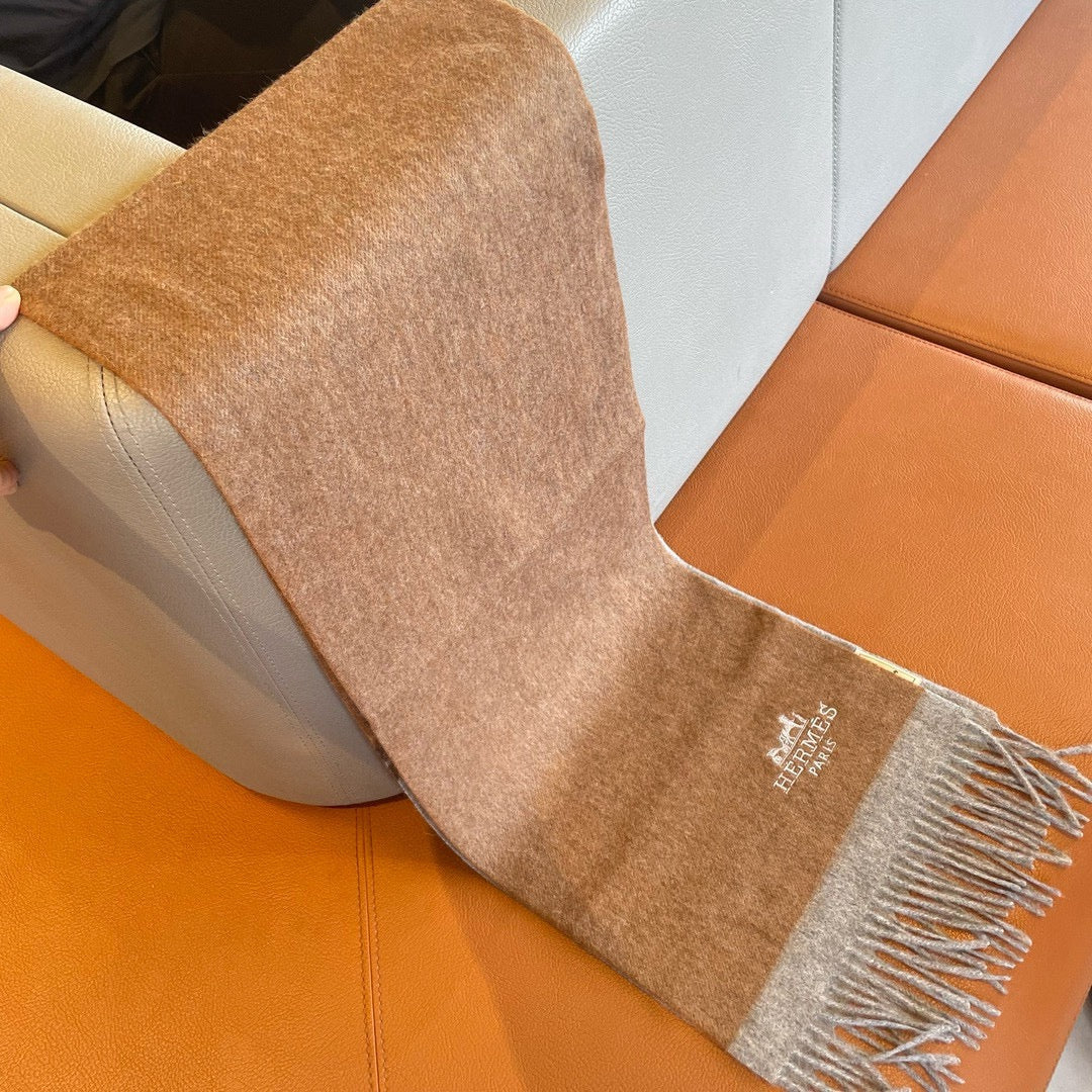 HERMES CASERE SCARF 180 CM PERSIAN ORANGE