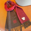 LOEWE SCARF 180 CM IN COLORFUL CASHMERE AND WOOL 411656