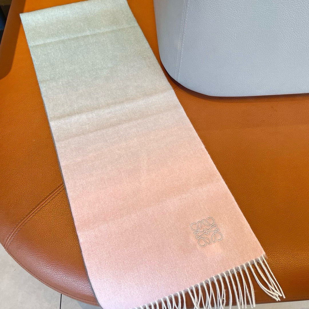 LOEWE SCARF 180 CM IN COLORFUL CASHMERE AND WOOL 411657