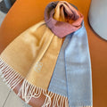 LOEWE SCARF 180 CM IN COLORFUL CASHMERE AND WOOL 411658