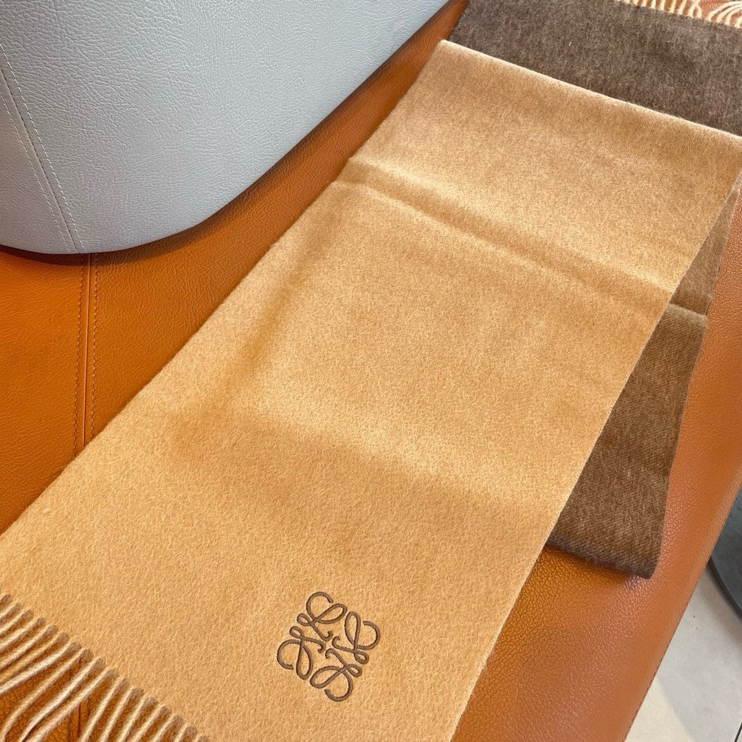 LOEWE SCARF 180 CM IN COLORFUL CASHMERE AND WOOL 411660