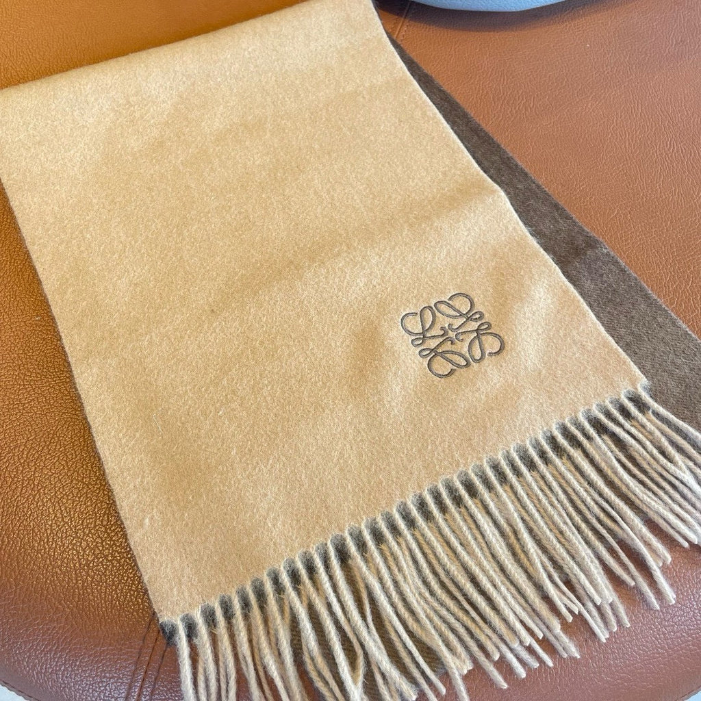 LOEWE SCARF 180 CM IN COLORFUL CASHMERE AND WOOL 411660