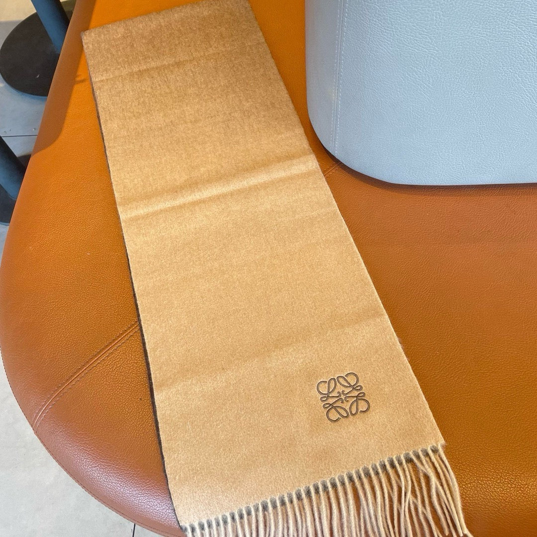 LOEWE SCARF 180 CM IN COLORFUL CASHMERE AND WOOL 411660