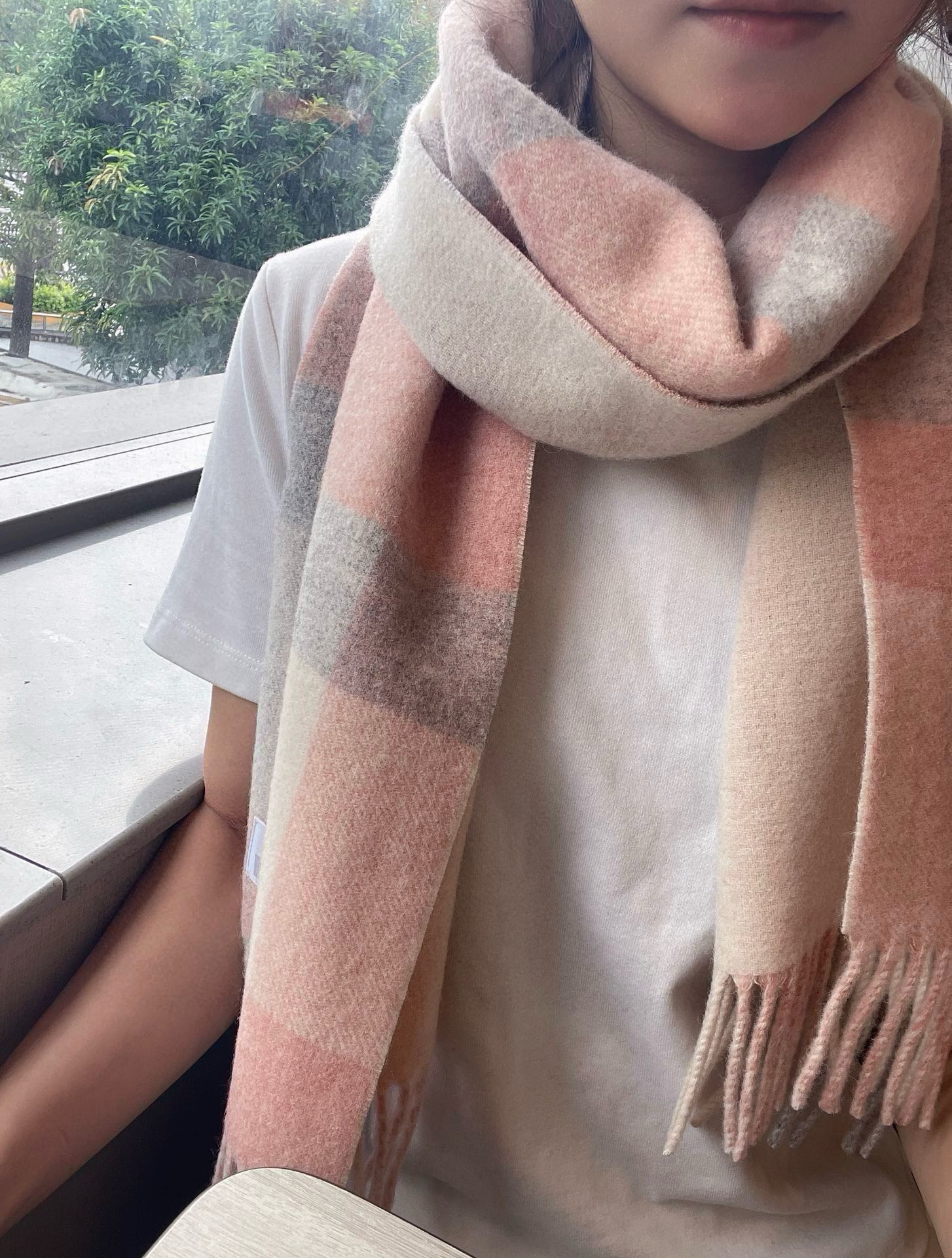 BURBERRY BBR SCARF 180 CM IN CASHMERE 476007