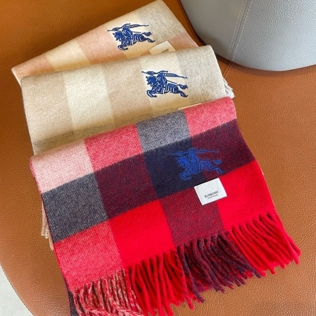BURBERRY BBR SCARF 180 CM IN CASHMERE 476008