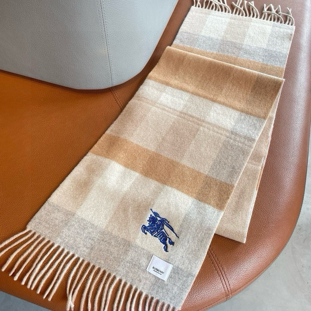 BURBERRY BBR SCARF 180 CM IN CASHMERE 476009
