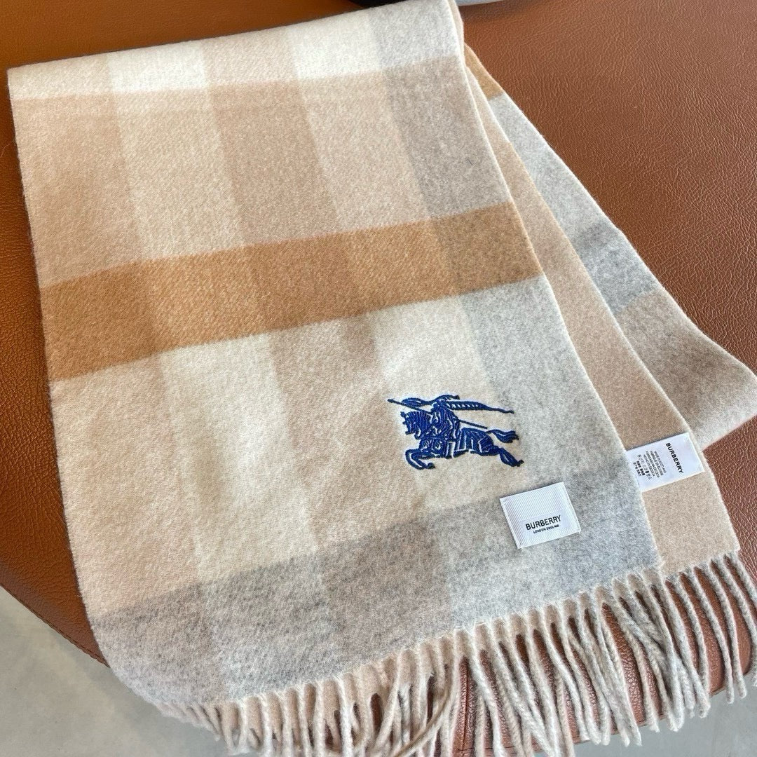 BURBERRY BBR SCARF 180 CM IN CASHMERE 476009