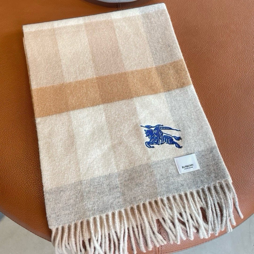 BURBERRY BBR SCARF 180 CM IN CASHMERE 476009