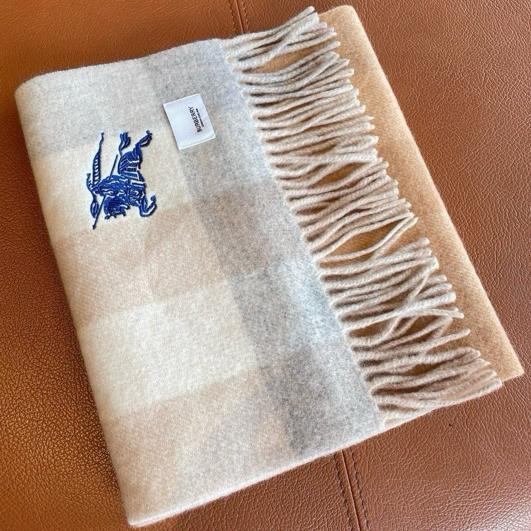 BURBERRY BBR SCARF 180 CM IN CASHMERE 476009