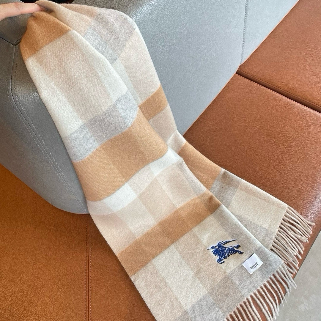 BURBERRY BBR SCARF 180 CM IN CASHMERE 476009