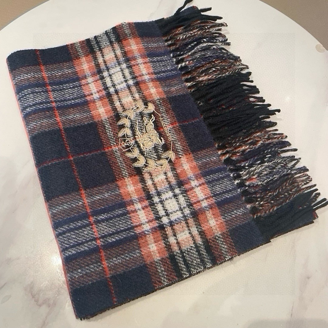 BURBERRY BBR SCARF 180 CM IN CASHMERE 489908