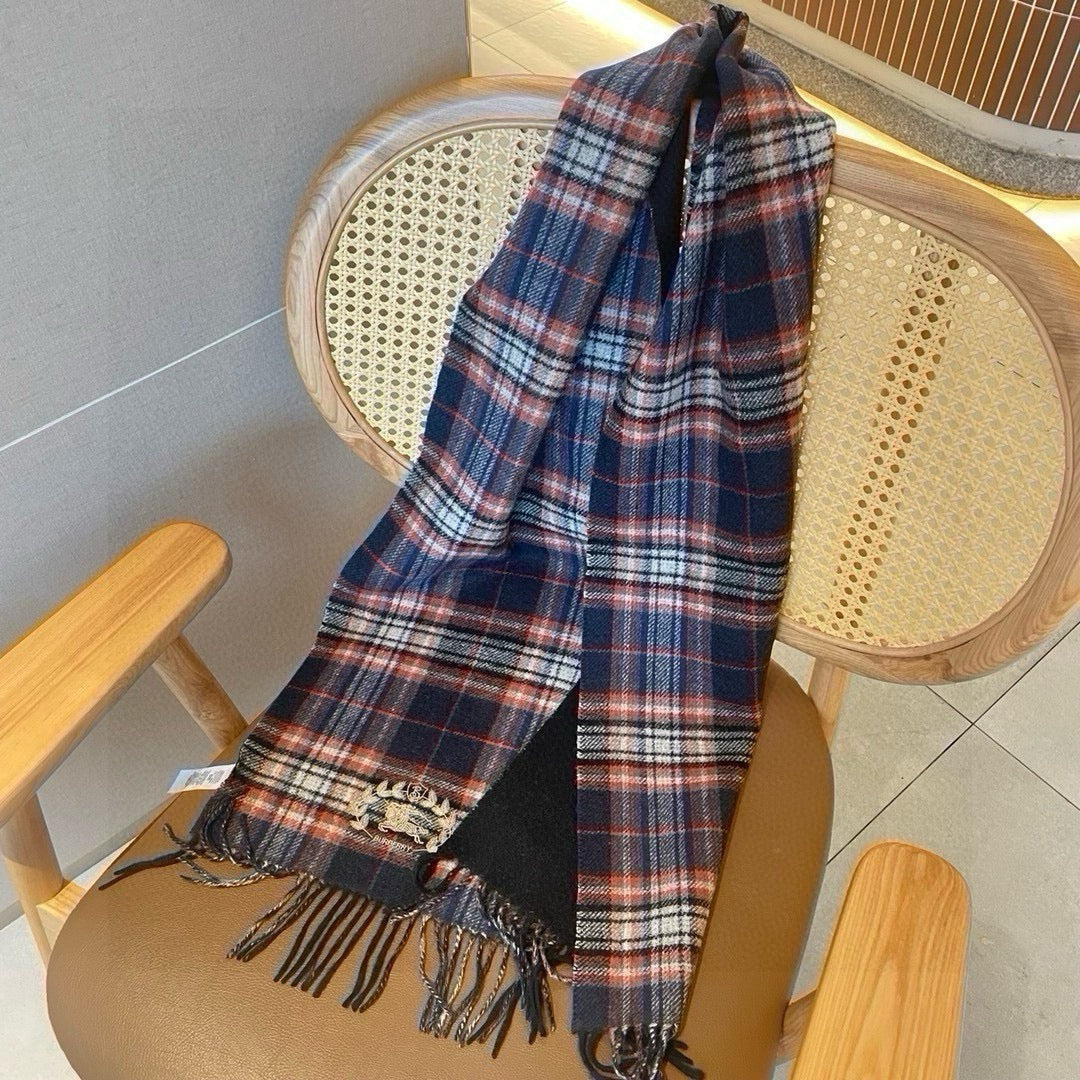 BURBERRY BBR SCARF 180 CM IN CASHMERE 489908