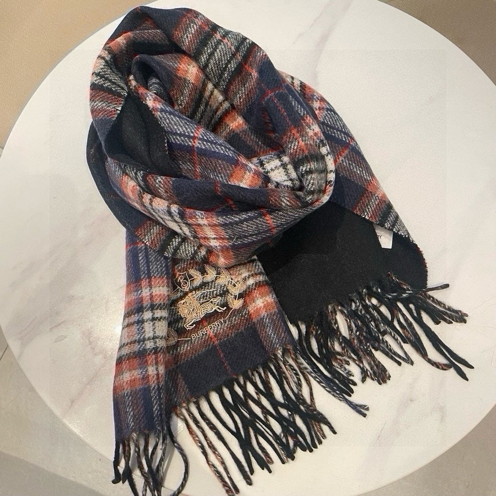 BURBERRY BBR SCARF 180 CM IN CASHMERE 489908