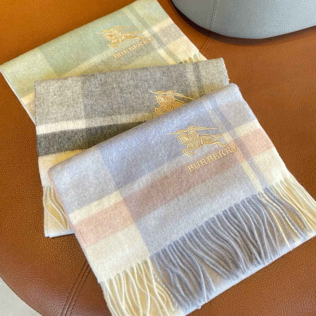BURBERRY BBR SCARF 180 CM IN CASHMERE 533071