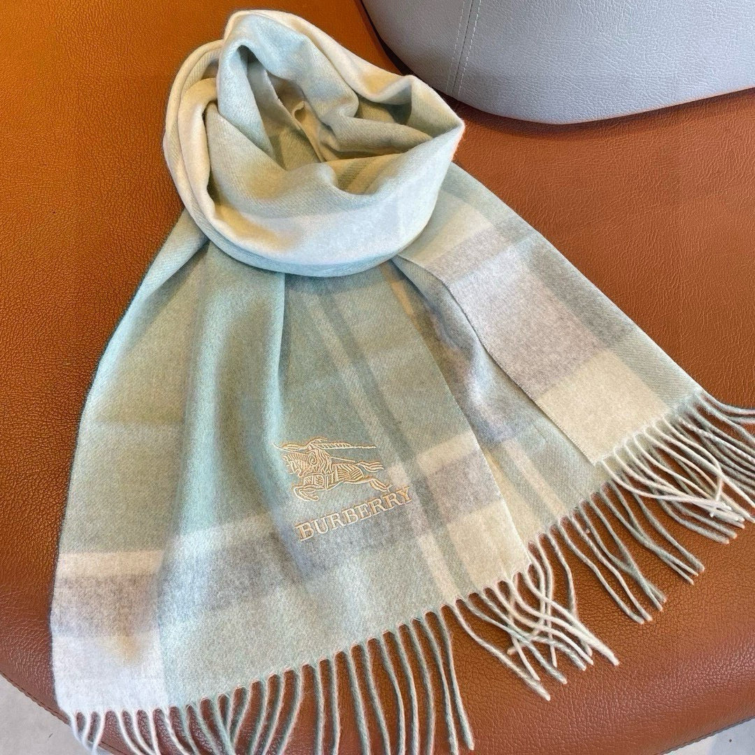 BURBERRY BBR SCARF 180 CM IN CASHMERE 533072