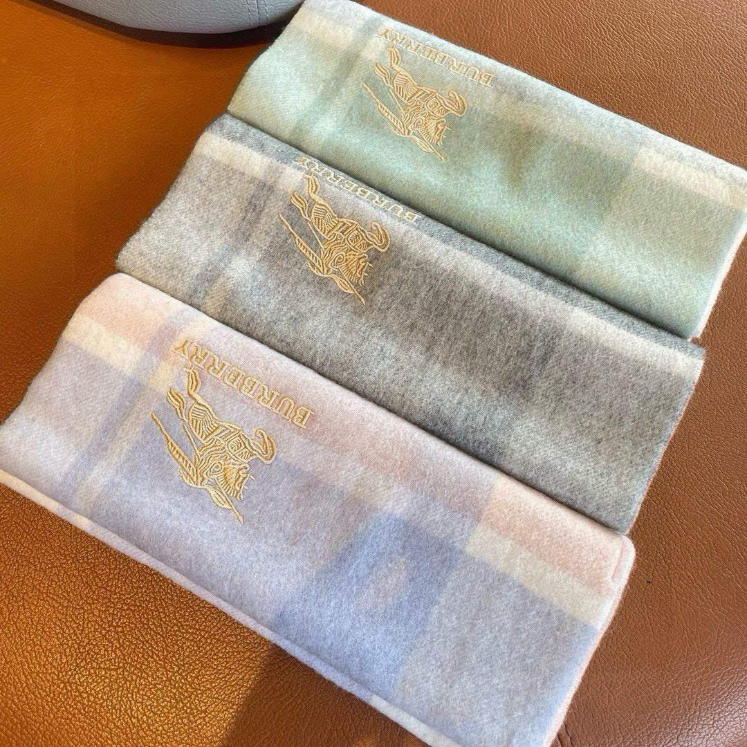BURBERRY BBR SCARF 180 CM IN CASHMERE 533073