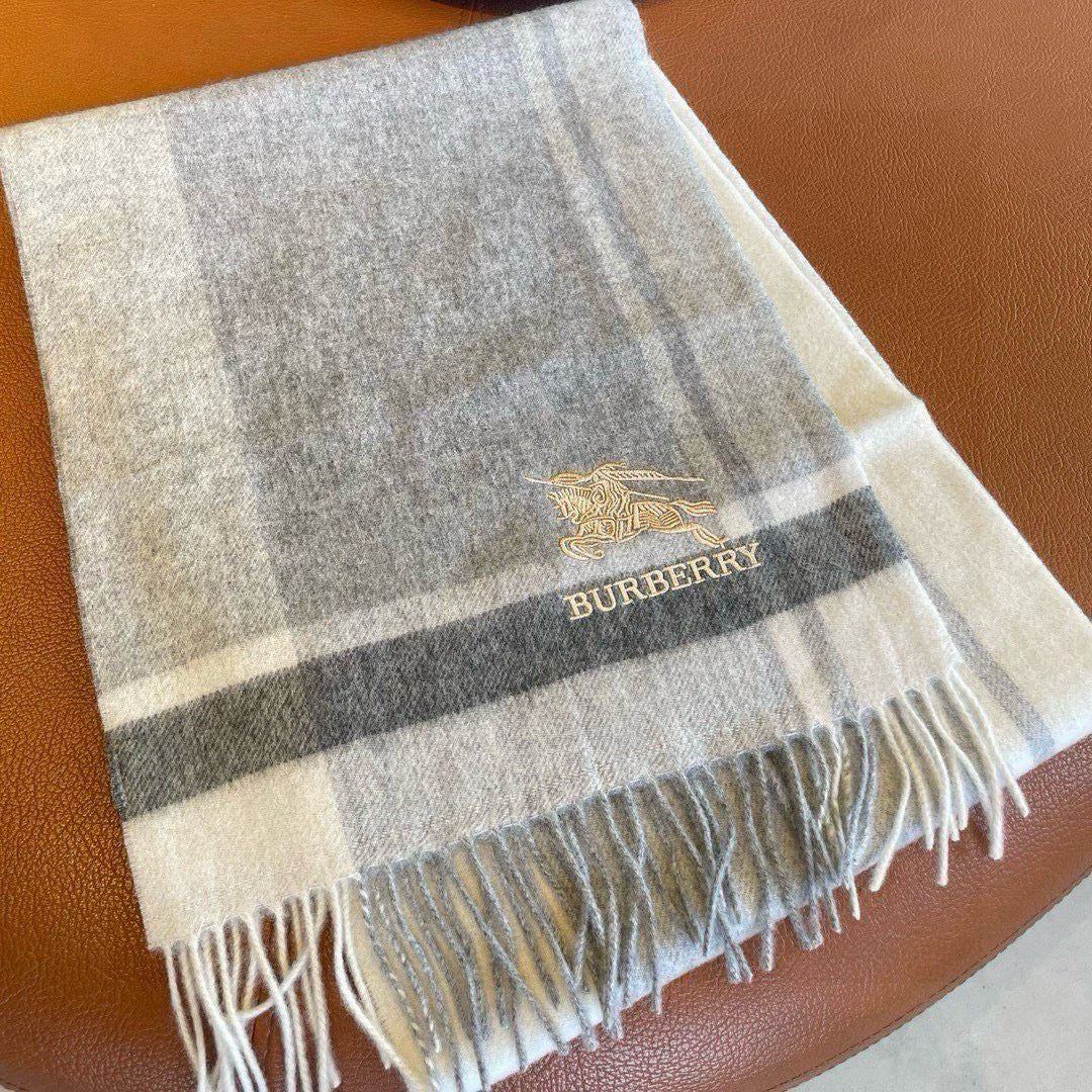 BURBERRY BBR SCARF 180 CM IN CASHMERE 533073