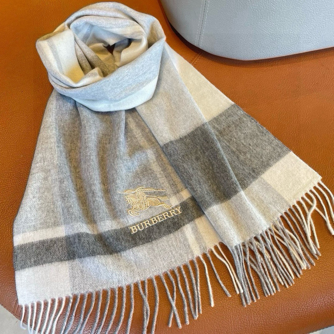 BURBERRY BBR SCARF 180 CM IN CASHMERE 533073
