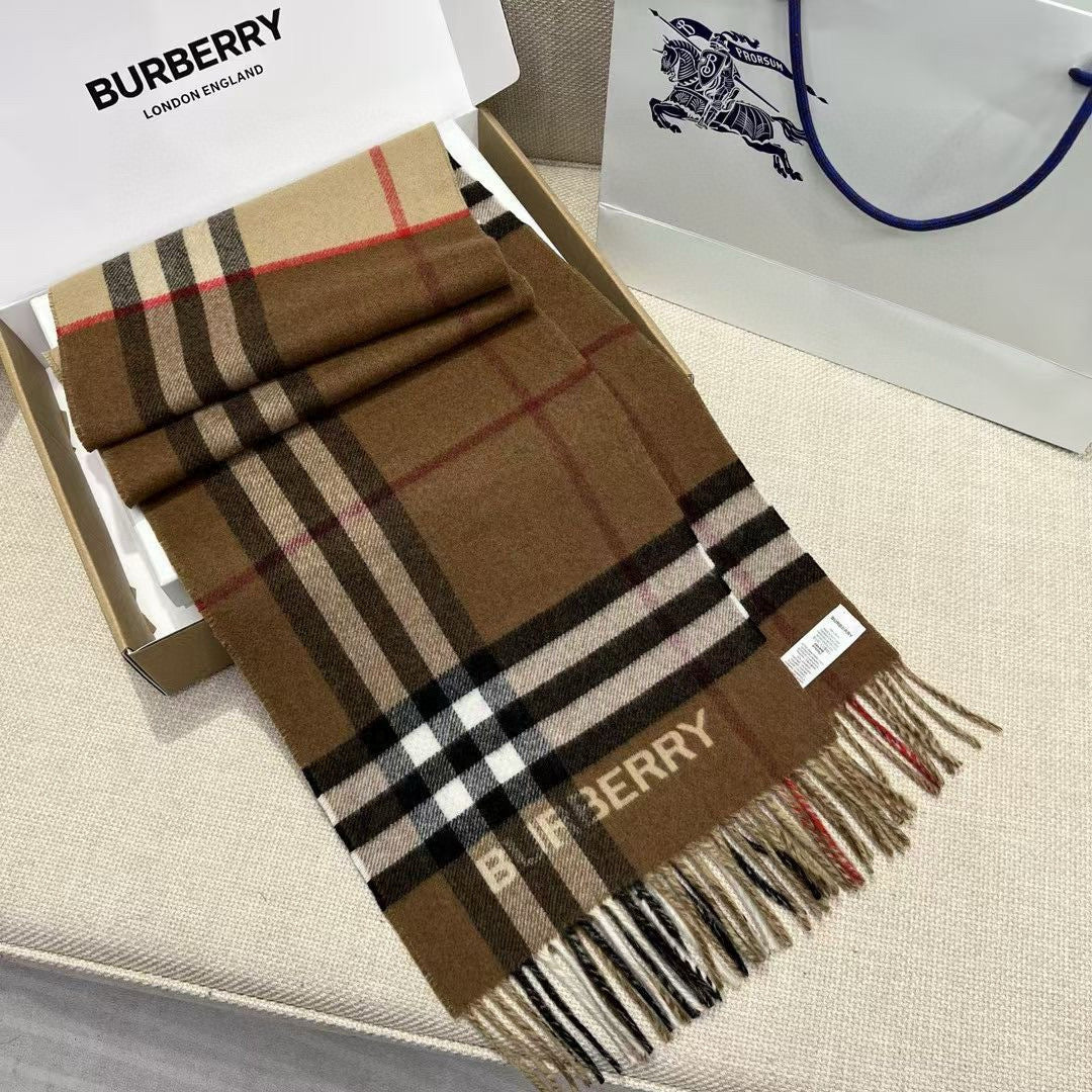 BURBERRY BBR SCARF 168 CM IN CASHMERE 540607