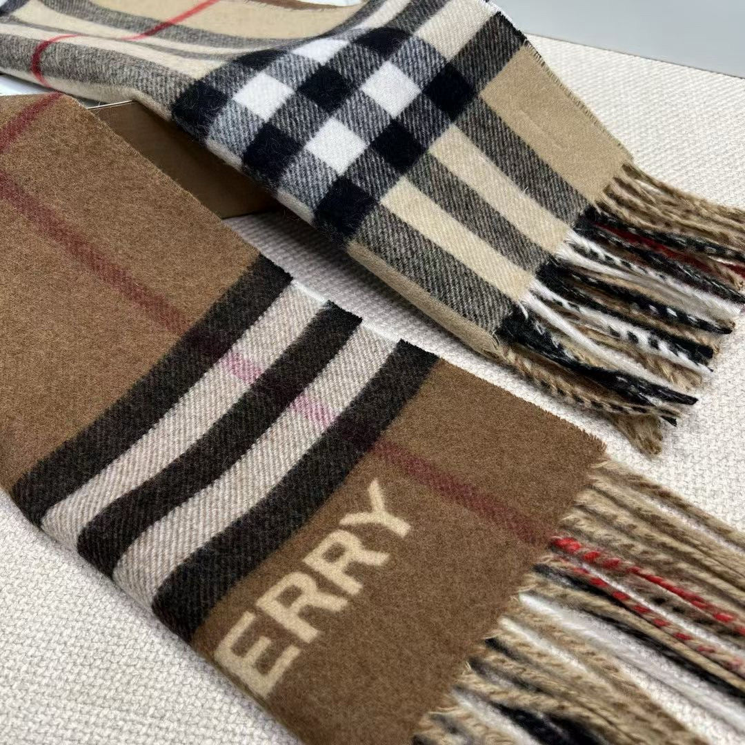 BURBERRY BBR SCARF 168 CM IN CASHMERE 540607