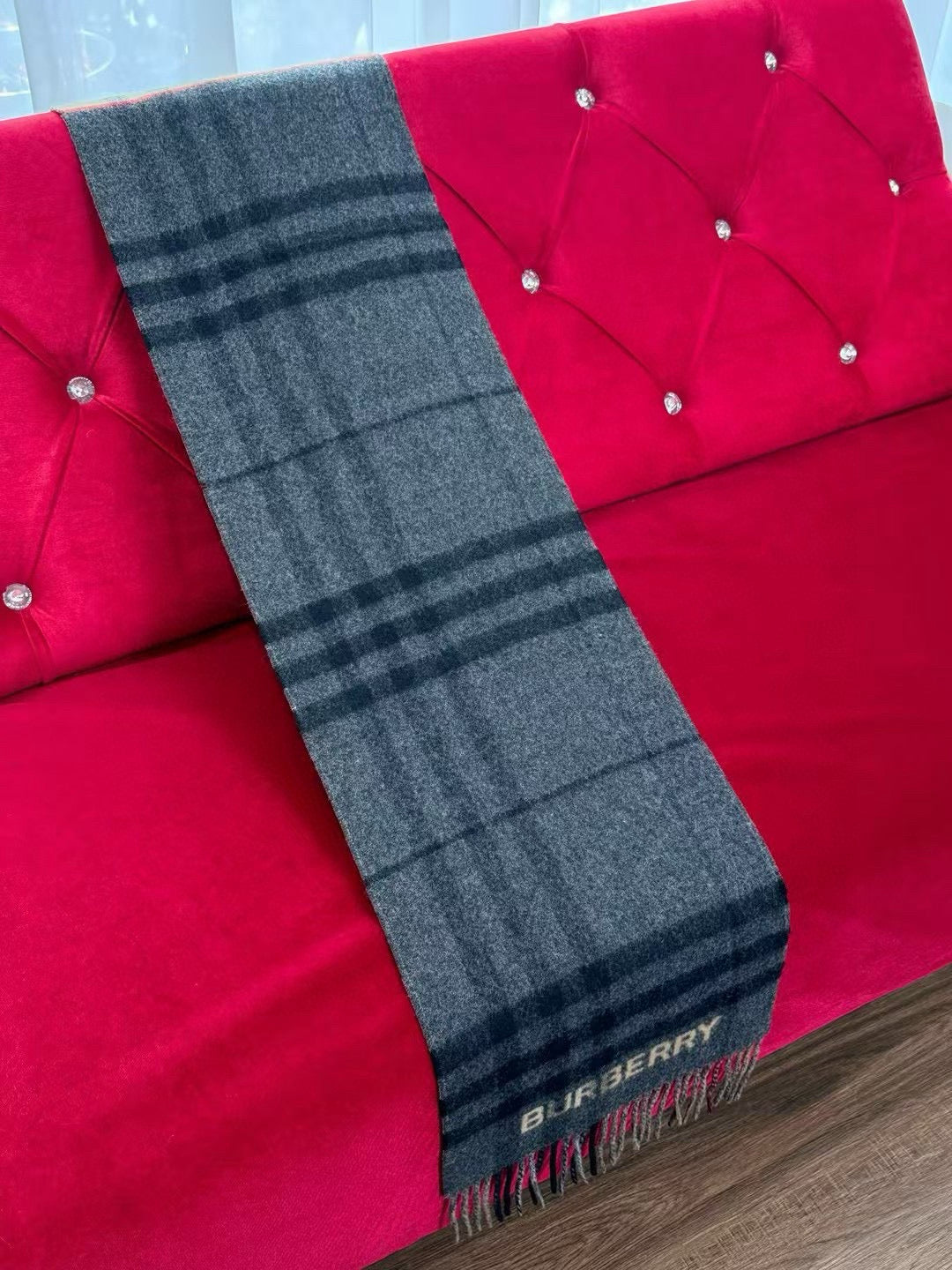 BURBERRY BBR SCARF 168 CM IN CASHMERE 540608