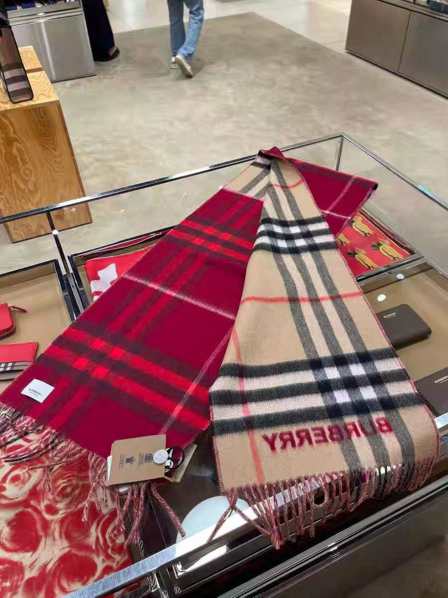 BURBERRY BBR SCARF 168 CM IN CASHMERE 540610