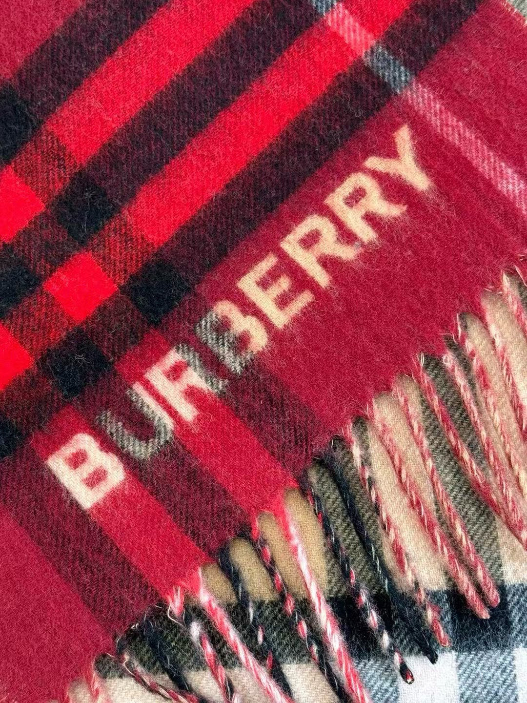 BURBERRY BBR SCARF 168 CM IN CASHMERE 540610