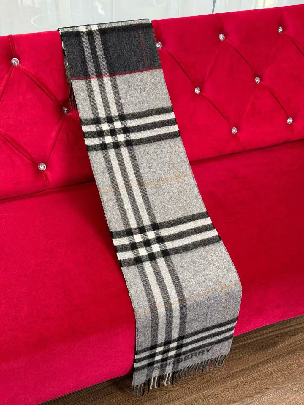 BURBERRY BBR SCARF 168 CM IN CASHMERE 540611