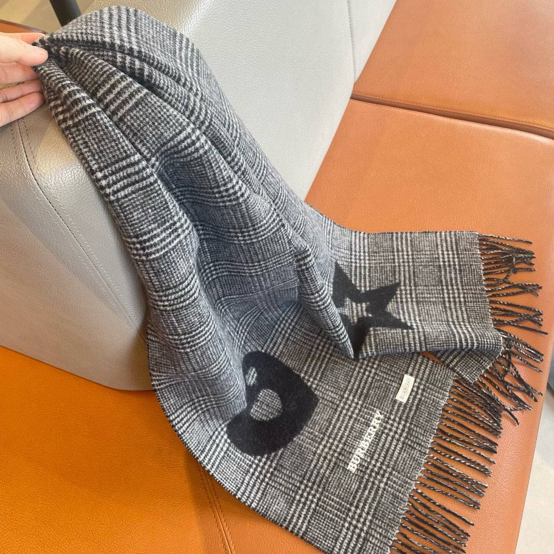 BURBERRY BBR SCARF 180 CM IN CASHMERE 540627
