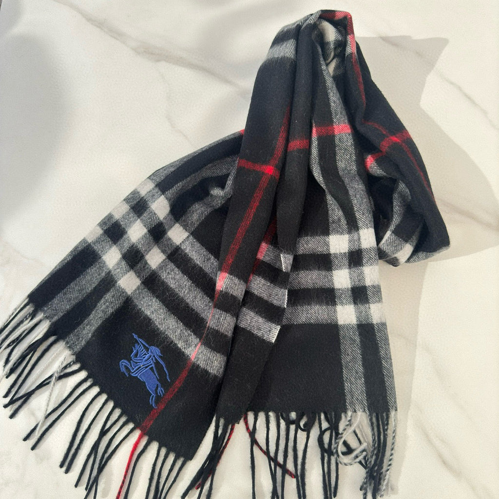 BURBERRY BBR SCARF 180 CM IN CASHMERE 543389