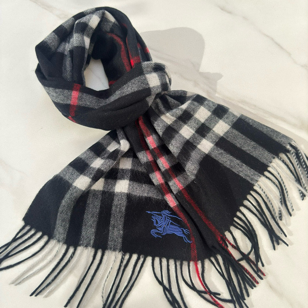 BURBERRY BBR SCARF 180 CM IN CASHMERE 543389