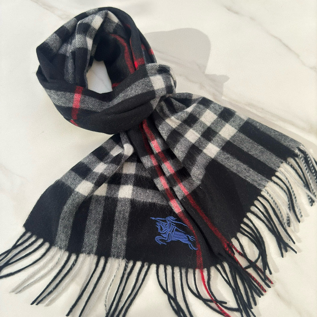 BURBERRY BBR SCARF 180 CM IN CASHMERE 543389